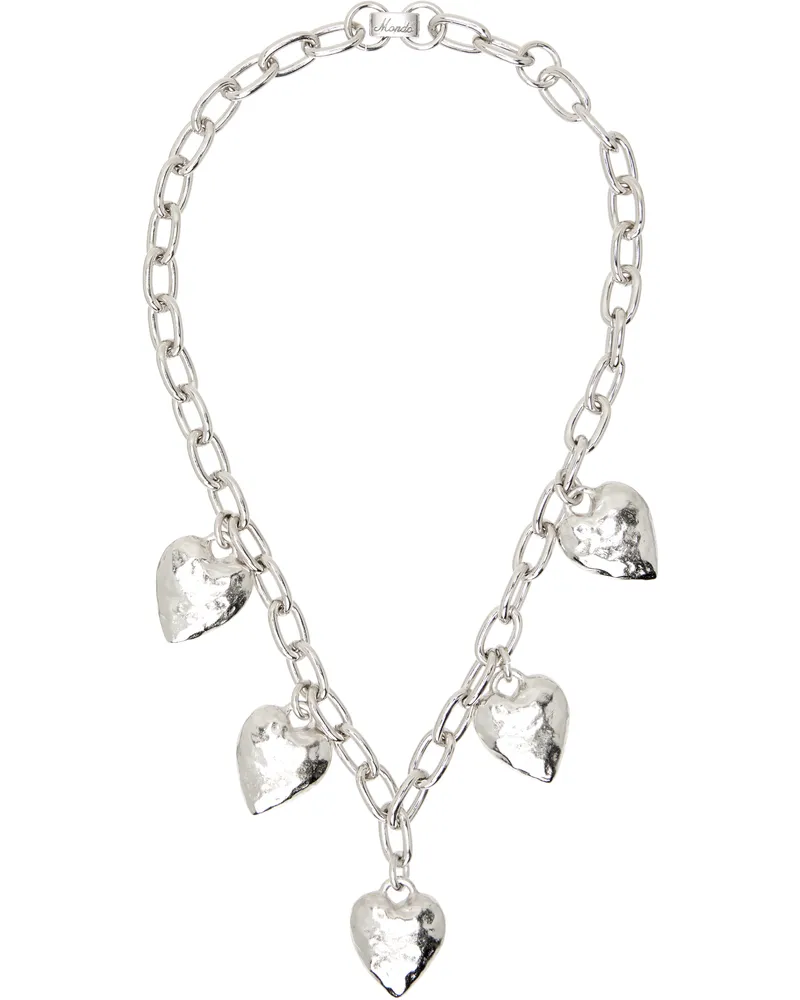 MONDO MONDO Heart Burn Necklace Silver