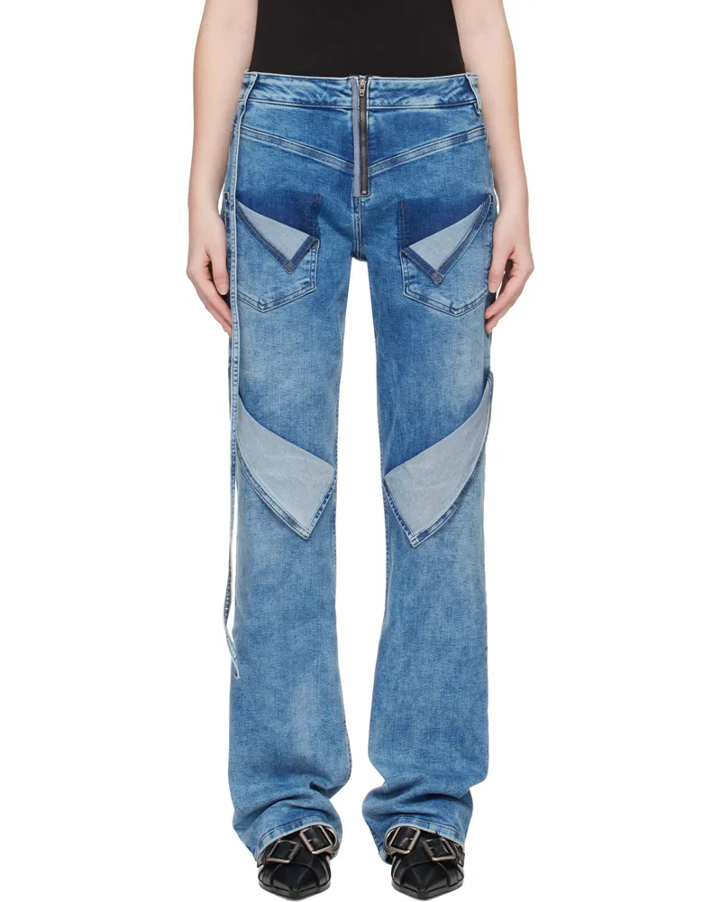 OTTOLINGER Blue Loose Fit Jeans Blu