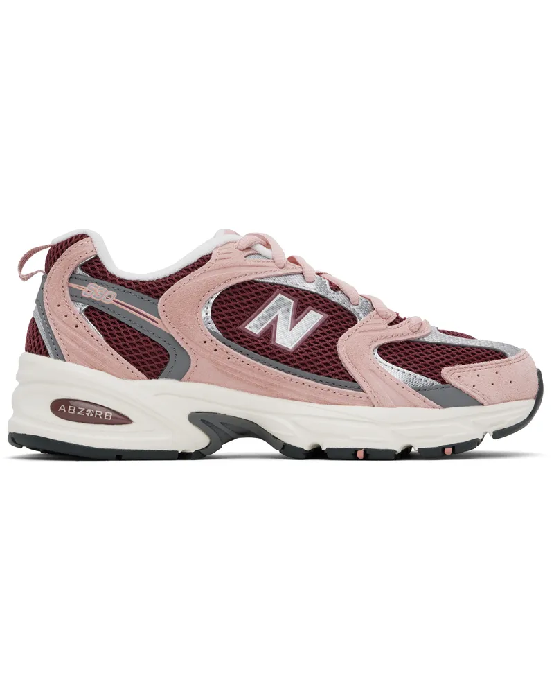 New Balance Burgundy & Pink 530 Sneakers Pink