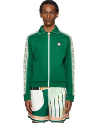 Casablanca Paris Green Laurel Track Jacket Green