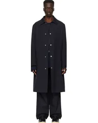 Jil Sander Navy Press-Stud Coat Navy