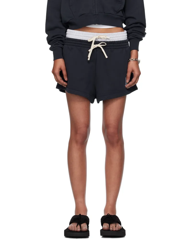 ABRA SSENSE Exclusive Navy Building Shorts Navy