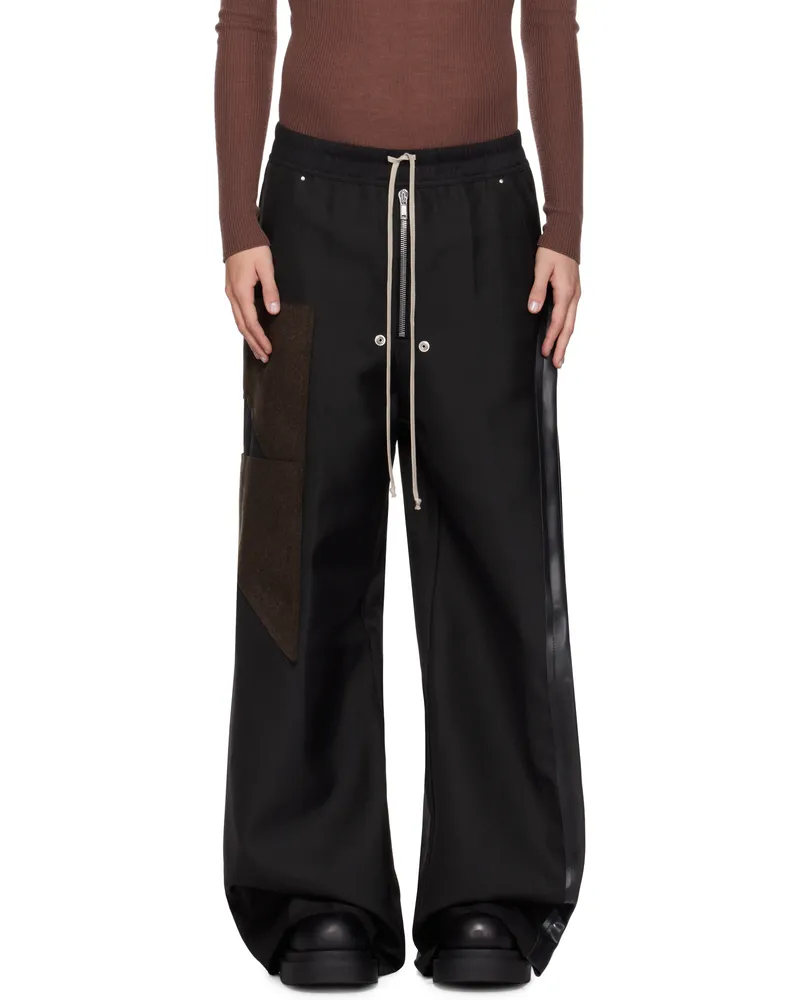Rick Owens Black Porterville Wide Bela Trousers 090409