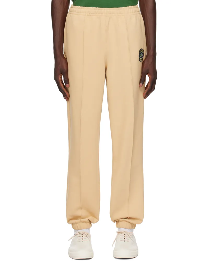 Lacoste Beige Pinched Seam Sweatpants Croissant
