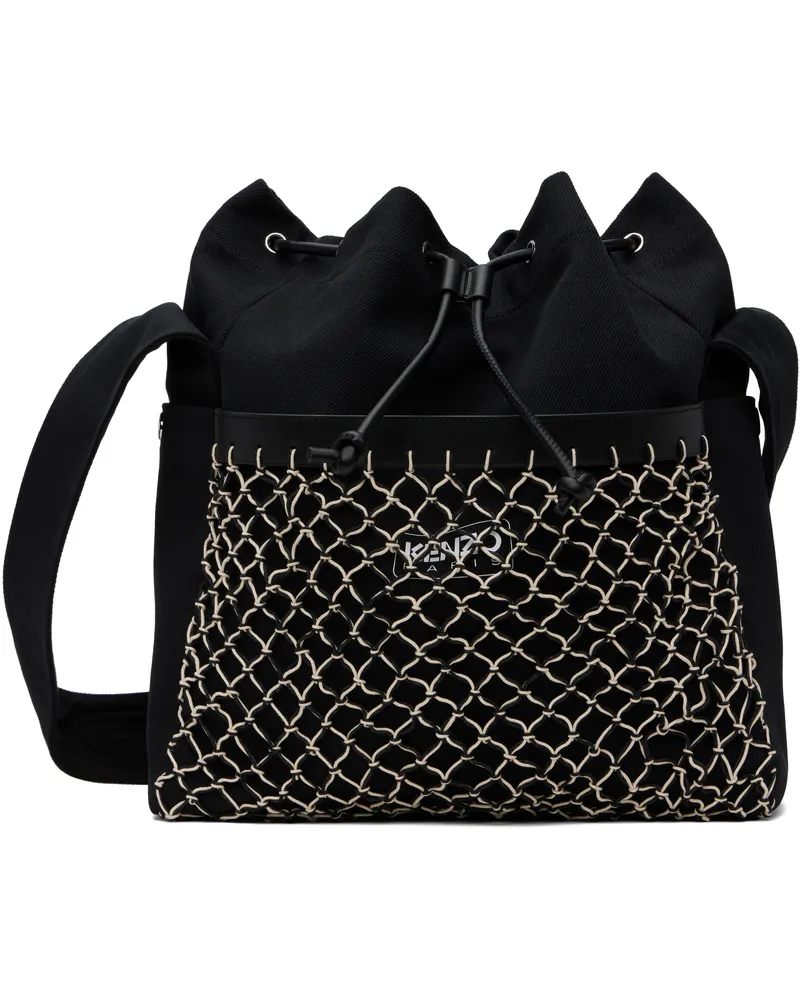 Kenzo Black Kenzo Paris 'KENZOAMA' Bag Black