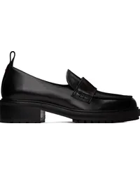 aeyde Black Ruth Calf Loafers Black