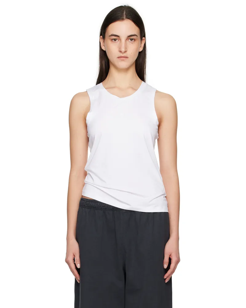 Acne Studios White Jersey Tank Top 183