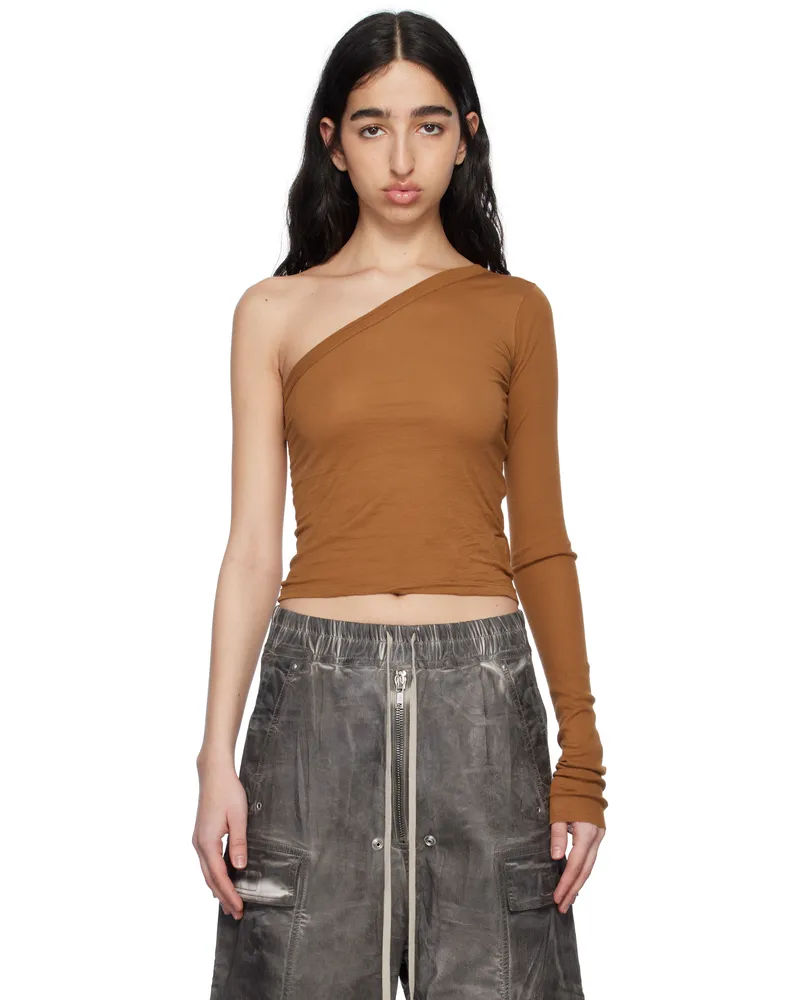 DRKSHDW by Rick Owens Orange Hollywood Ziggy T-shirt 153