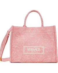 Versace Pink Barocco Athena Tote 2pq2v