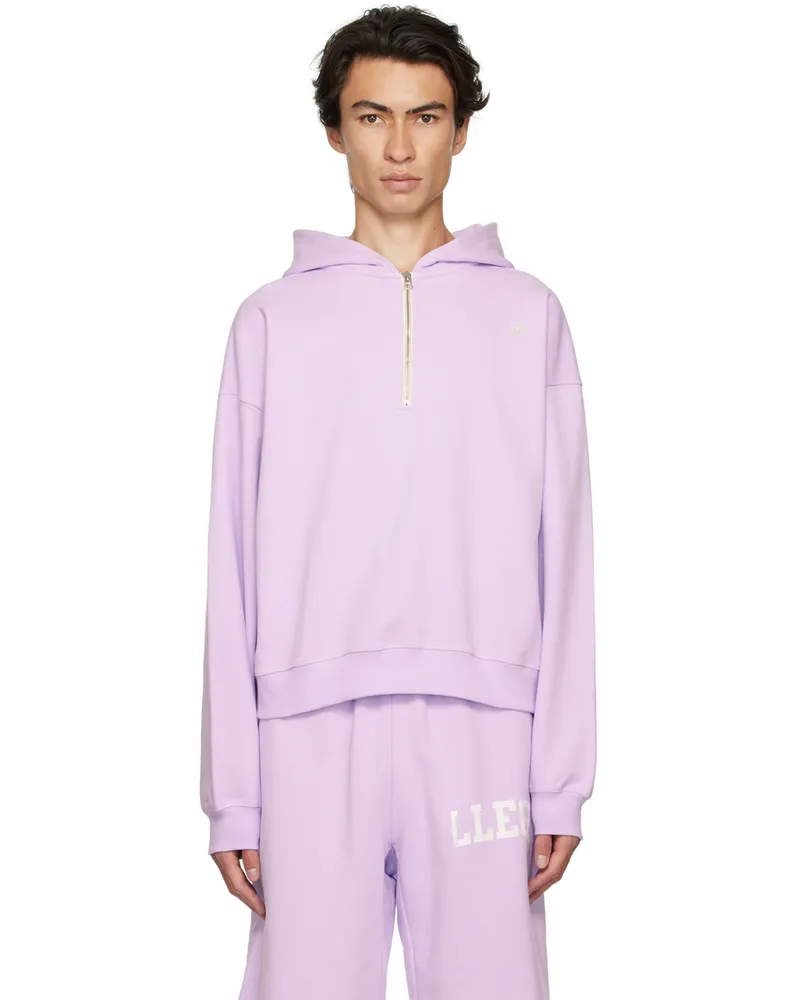 RECTO SSENSE Exclusive Purple Half-Zip Hoodie Lv