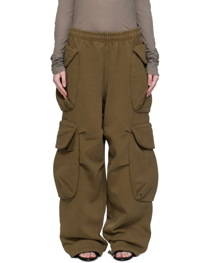 Entire Studios Brown Heavy Gocar Cargo Pants Brunette