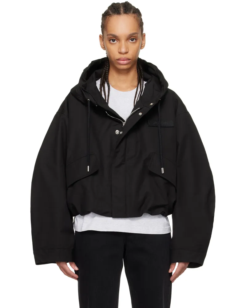 Jacquemus Black 'The Caraco cropped parka' Jacket 990