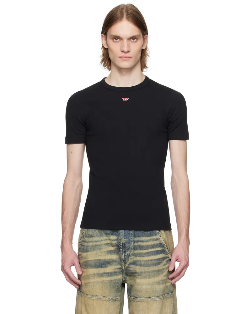 Diesel Black D-Ribber-N T-shirt 9xx
