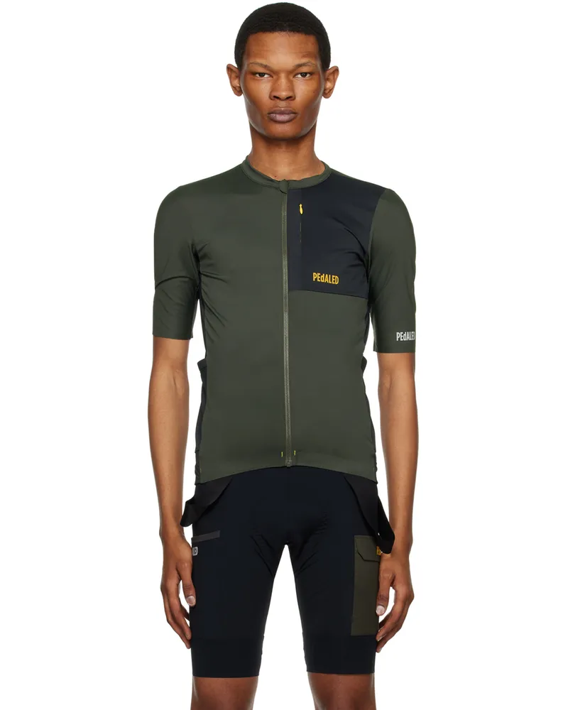 PEdALED Gray & Green Odyssey T-Shirt 20pe
