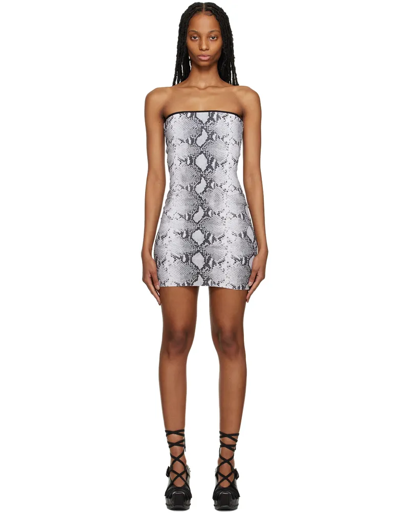 16ARLINGTON Gray Althenea Minidress Sand