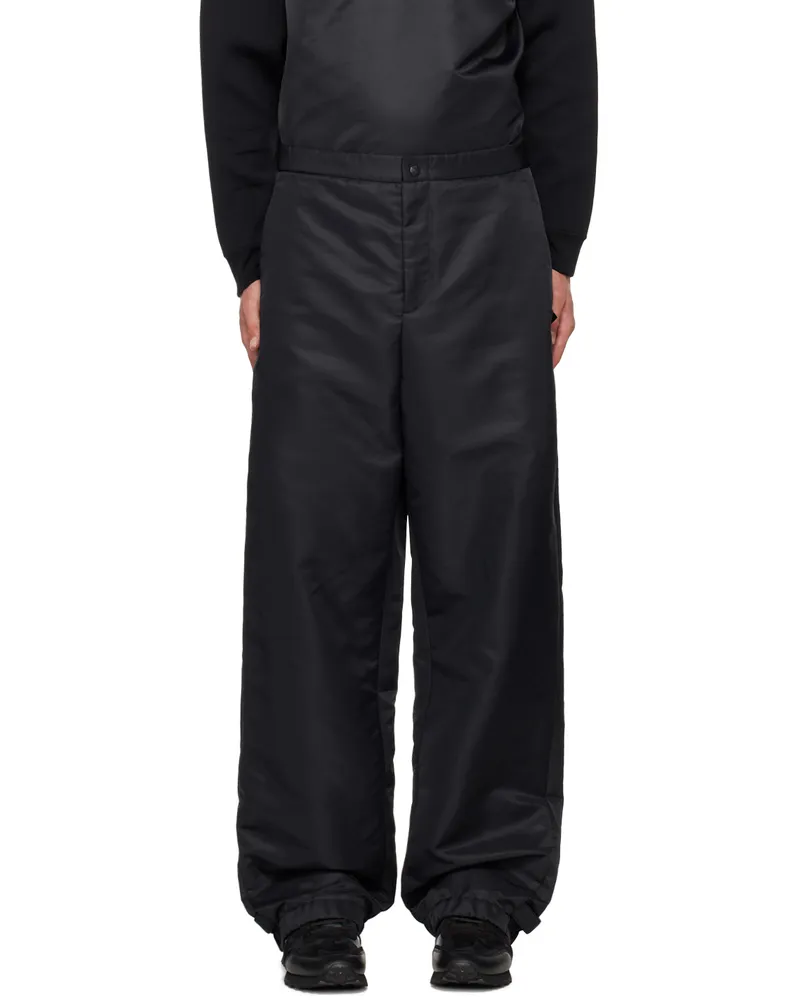 Valentino Garavani Black Stud Lounge Pants 0no
