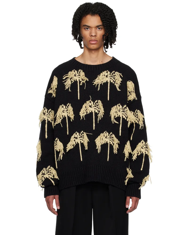 Jil Sander Black Crewneck Sweater 984