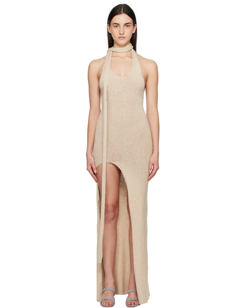 Aya Muse Beige Tara Maxi Dress Beige