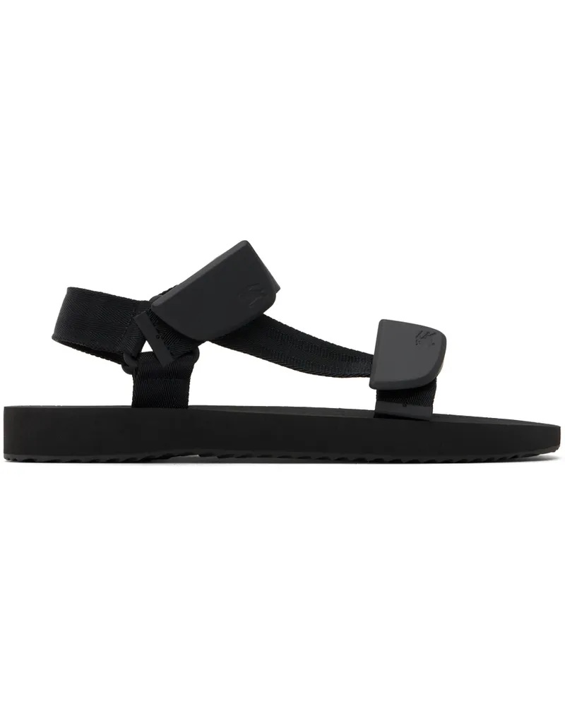 Burberry Black Trek Sandals Black
