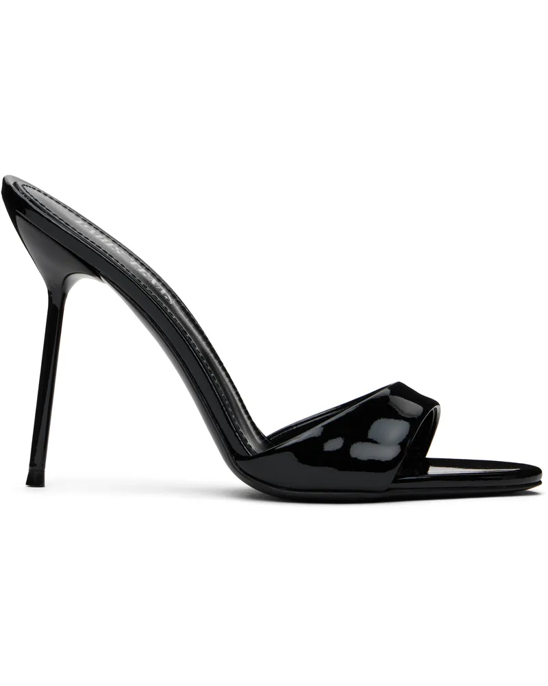 Paris Texas Black Lidia Mules Black