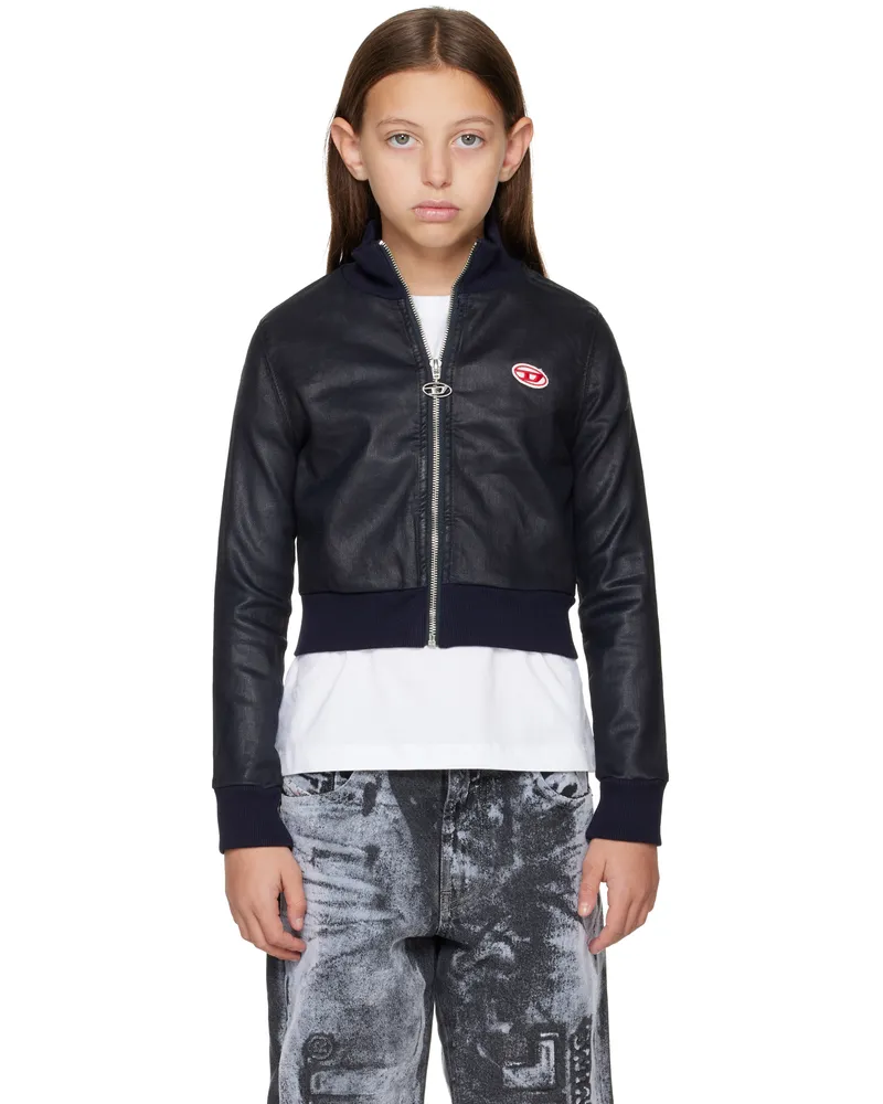 Diesel Kids Navy Semmy-Ne Jjj Bomber Jacket K01