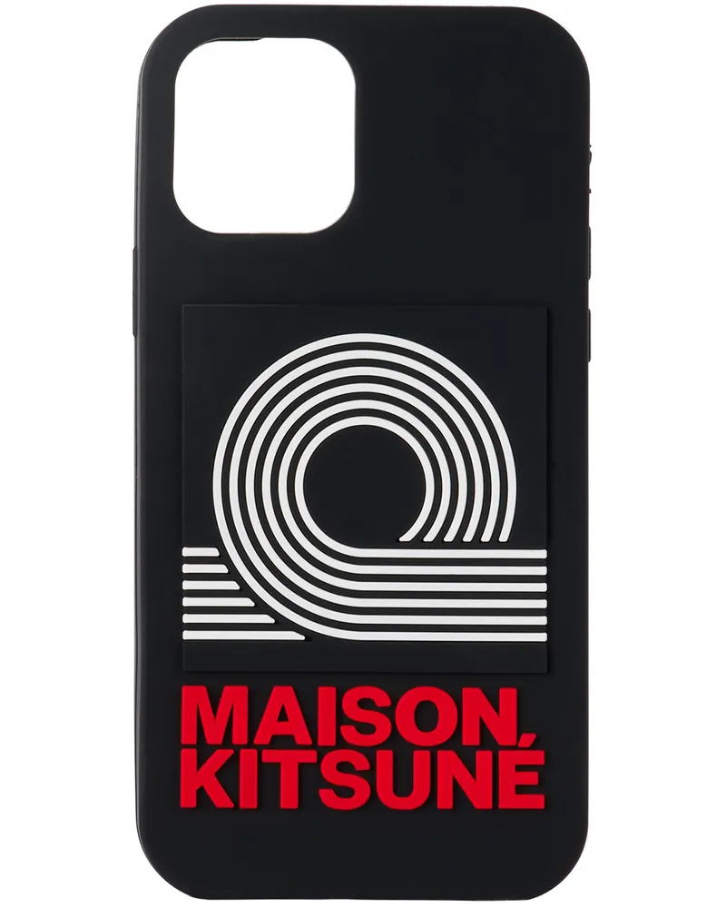 Kitsuné Black Anthony Burrill Edition iPhone 12/12 Pro Case Black