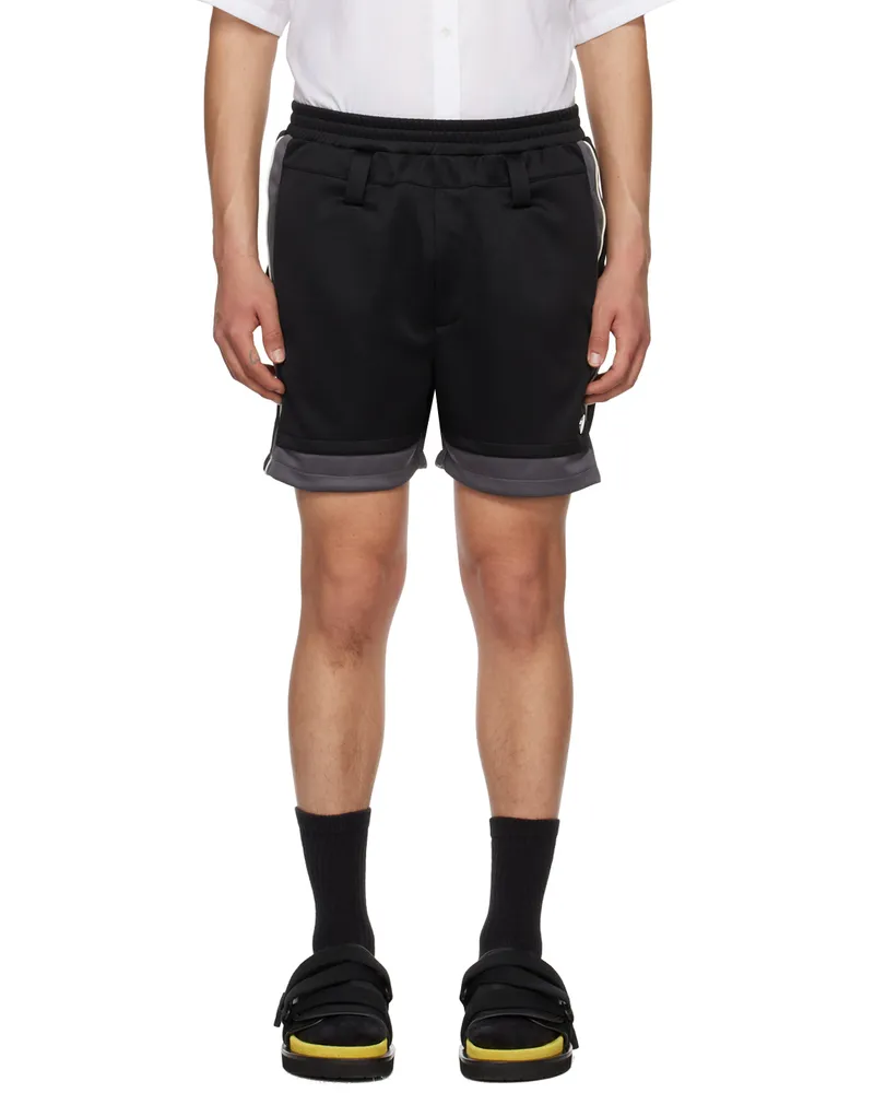 AMBUSH Black Track Shorts Black