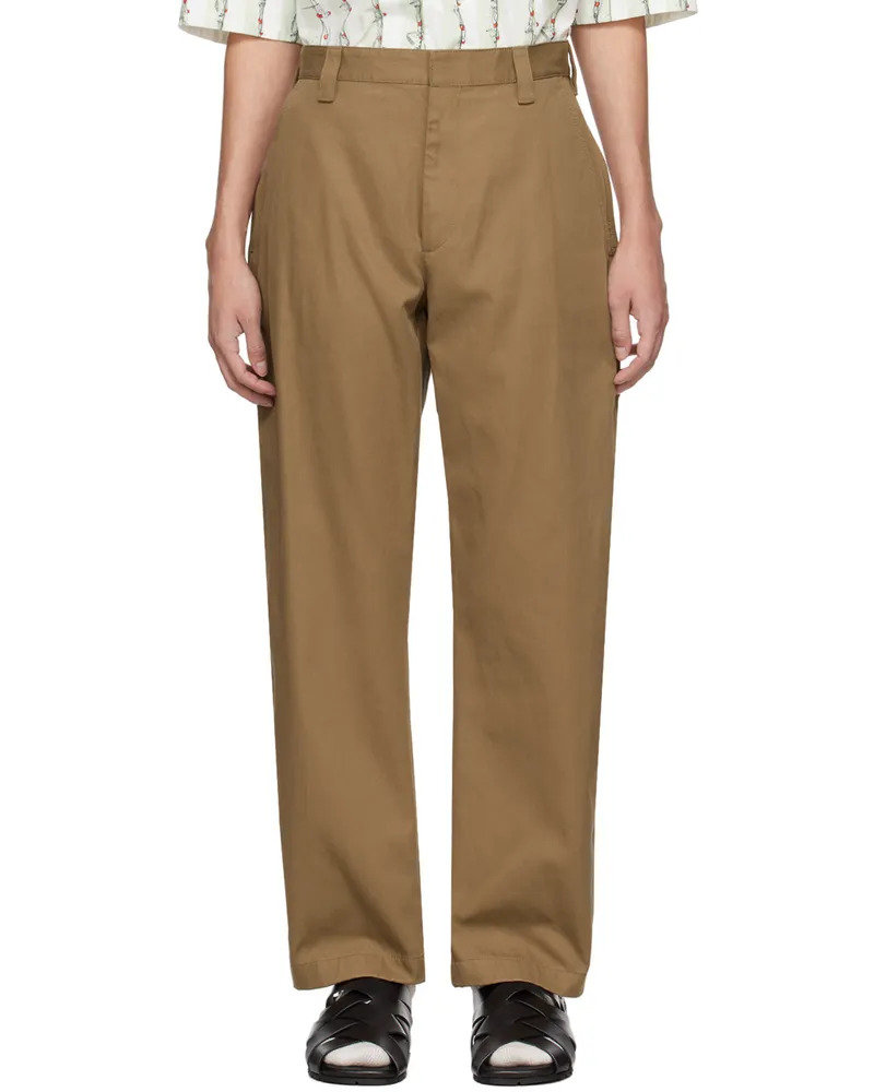 Bottega Veneta Brown Tapered Trousers 9768