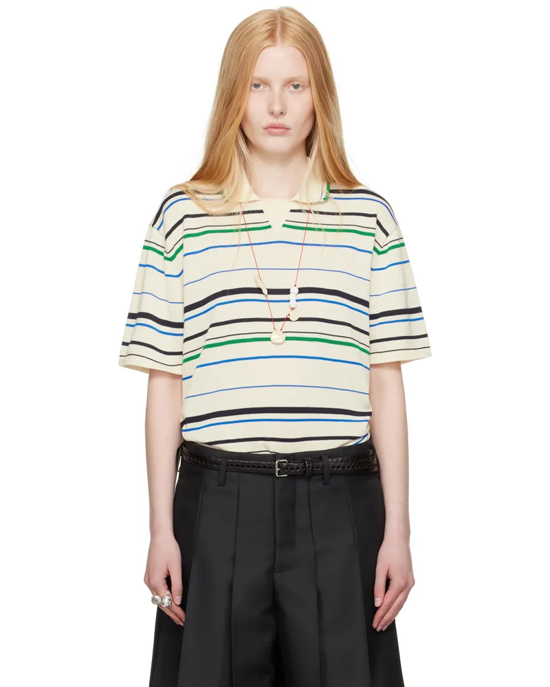 Wales Bonner Beige adidas Originals Edition Knit Polo Wonder