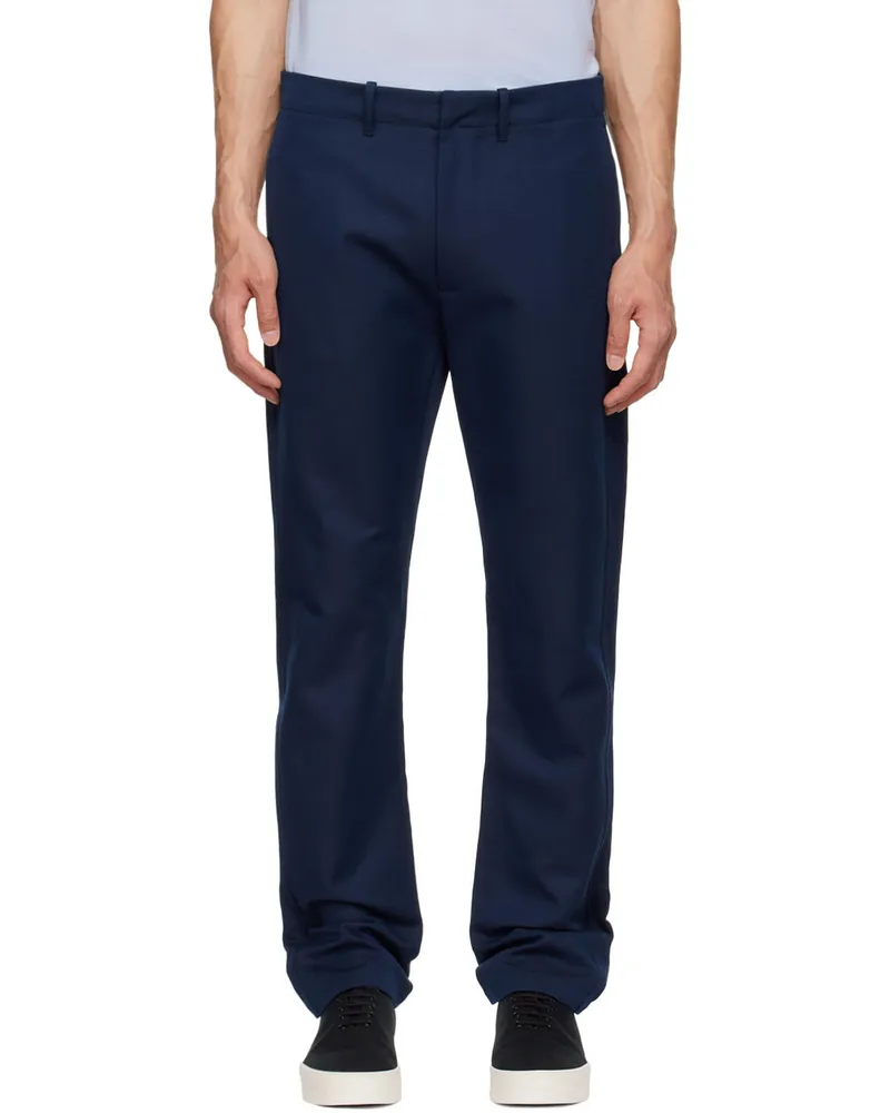 Gabriela Hearst Navy Rhys Trousers Dark