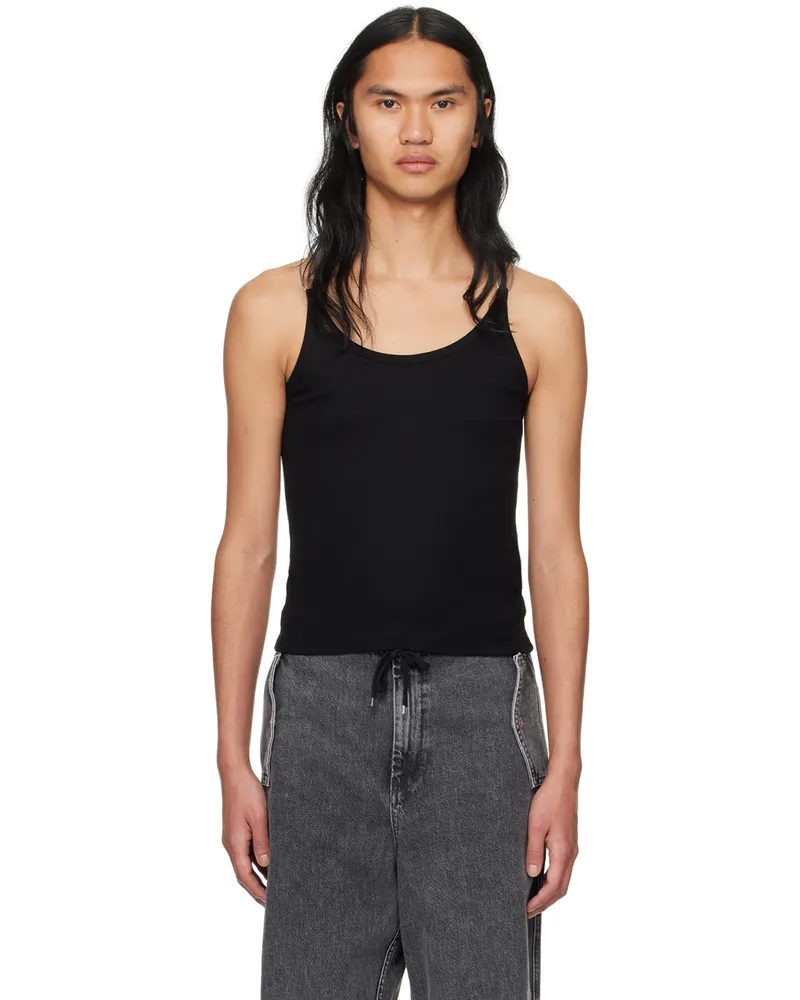 Dion Lee Black Wire Strap Tank Top Black