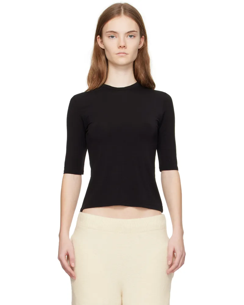 CDLP Black Merino Blend T-shirt Black