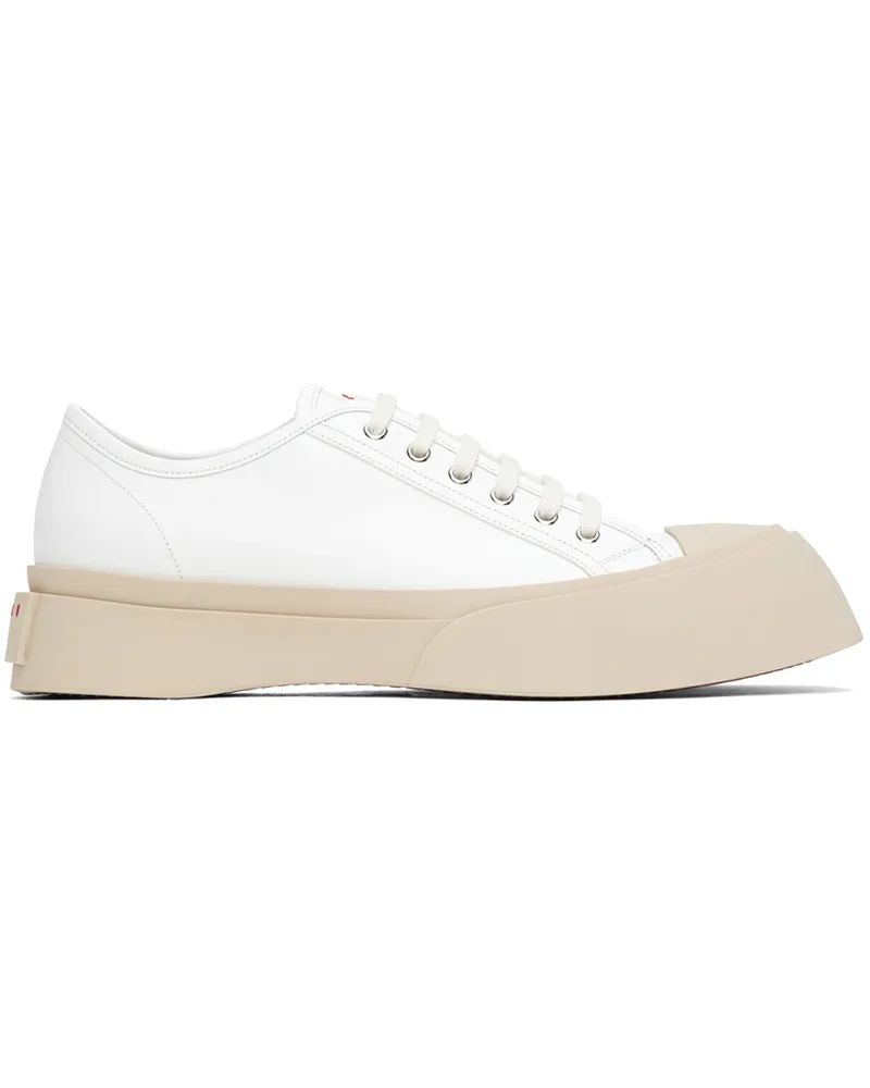 Marni White Nappa Leather Pablo Sneakers 00w01