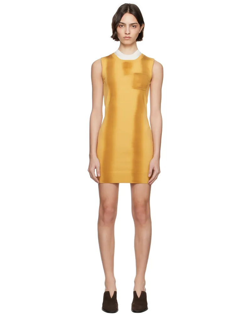 J.W.Anderson Yellow Shift Minidress 289