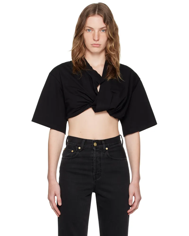 Jacquemus Black Le Chouchou 'Le T-Shirt Bahia Court' T-Shirt 990