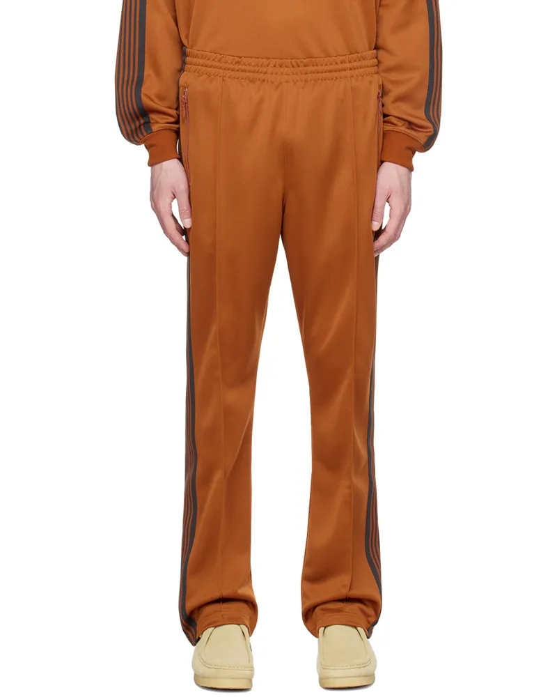 NEEDLES Orange Narrow Track Pants A-rust