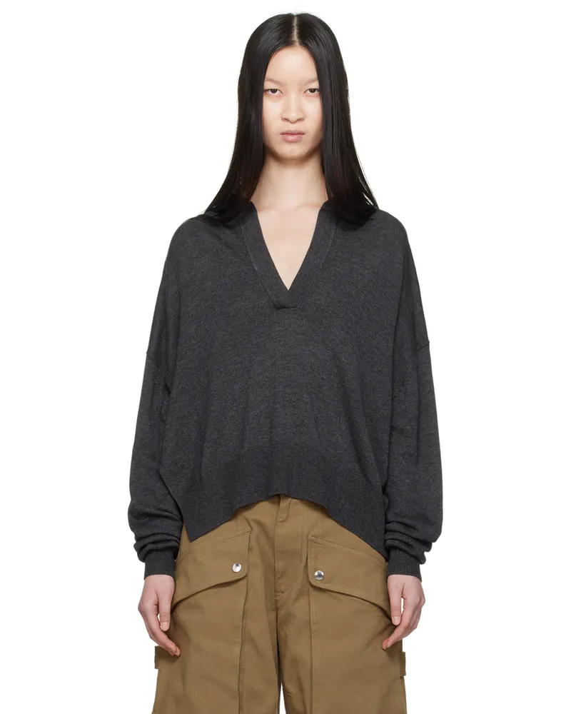 Isabel Marant Gray Galix Polo 02an