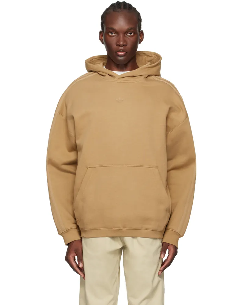 adidas Tan Field Issue Essentials Hoodie Cardboard