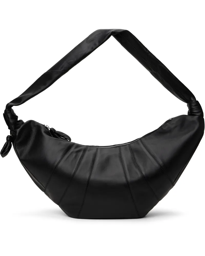 Christophe Lemaire Black Large Croissant Bag Bk999