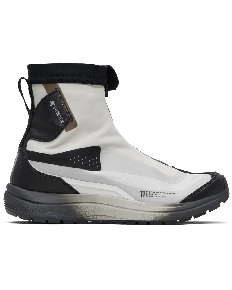 Boris Bidjan Saberi White Salomon Edition Bamba 2 High GTX V2 Sneakers Black