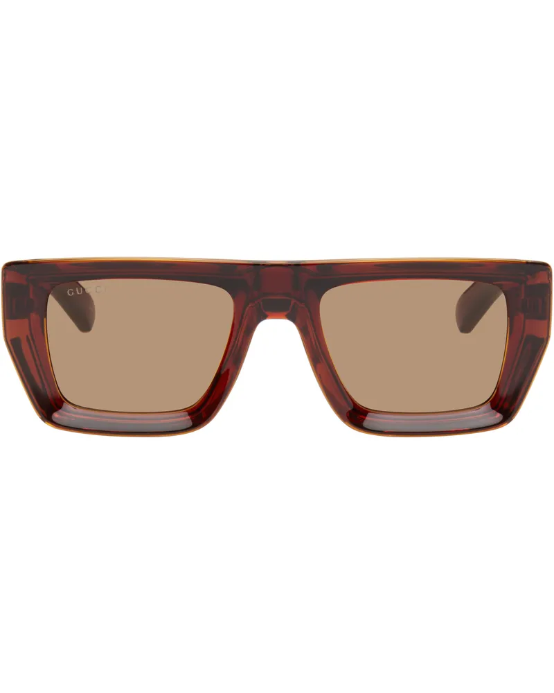 Gucci Brown Sunset Boulevard Sunglasses Brown-brown-brown