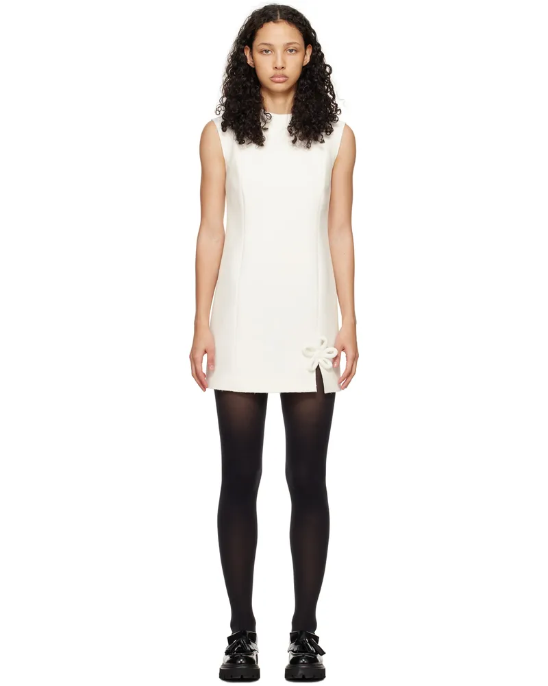 MSGM Off-White Sleeveless Minidress 02