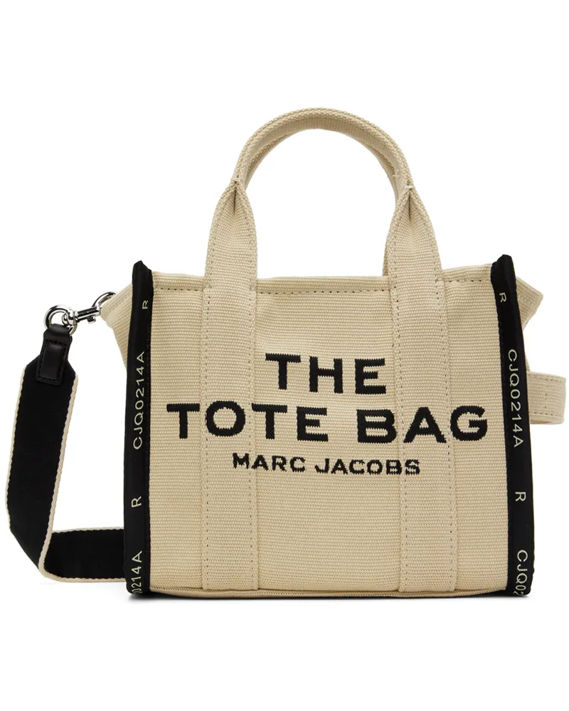 Marc Jacobs Beige 'The Jacquard Small' Tote 263