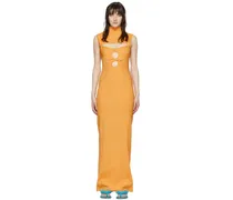 Orange 'La Robe Palmi' Maxi Dress