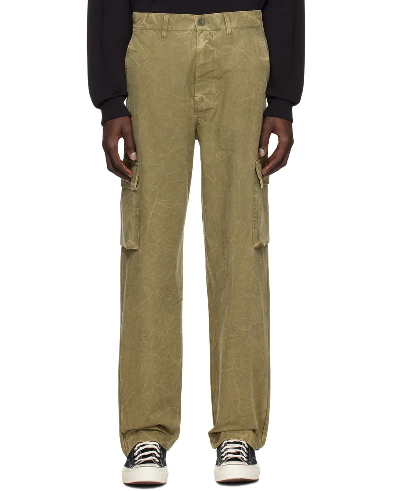 John Elliott + Co Khaki Corpus Cargo Pants Army