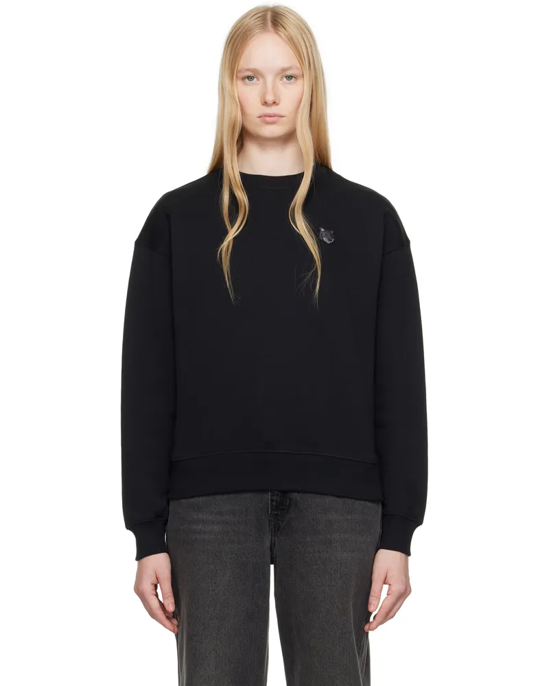 Kitsuné Black Bold Fox Head Patch Comfort Sweatshirt P199