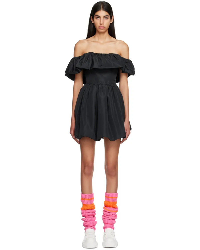 MSGM Black Balloon Minidress 99