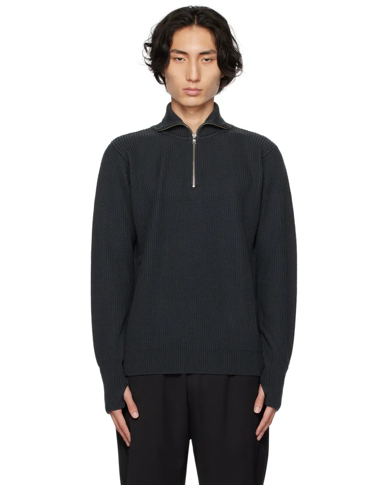 BARENA Gray Castion Cruna Sweater Piombo