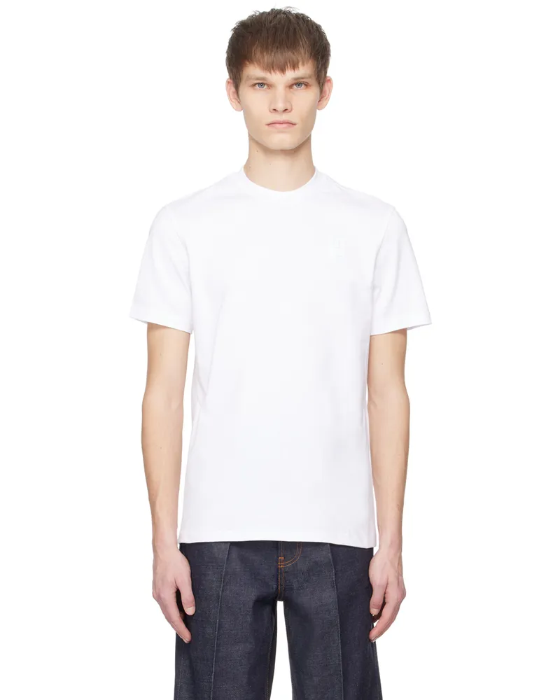 Ferragamo White Patch T-Shirt 3886