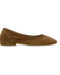 Maryam Nassir Zadeh Brown Serafina Ballerina Flats Redwood